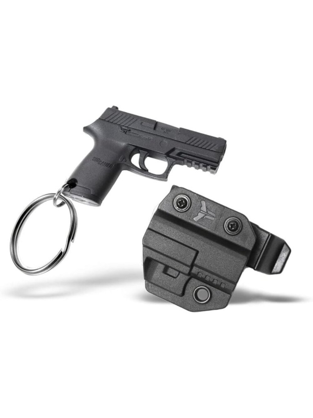 Compact Mini Pistol Keychain with Holster & Belt Clip - Perfect for EDC & Gifts